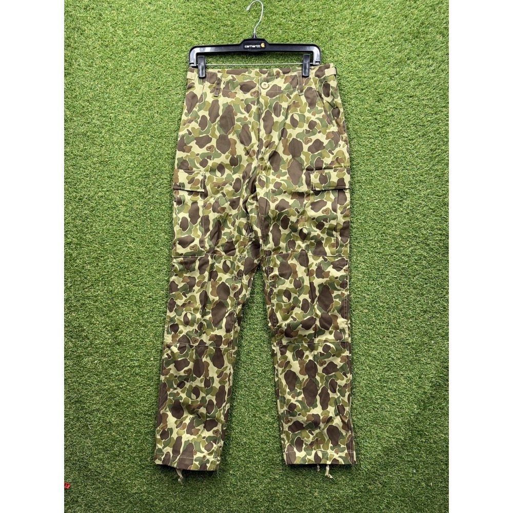 Mil-Tec BDU Pants Mens Small Pacific Camo Cargo Adjustable Tactical Fits 28x31